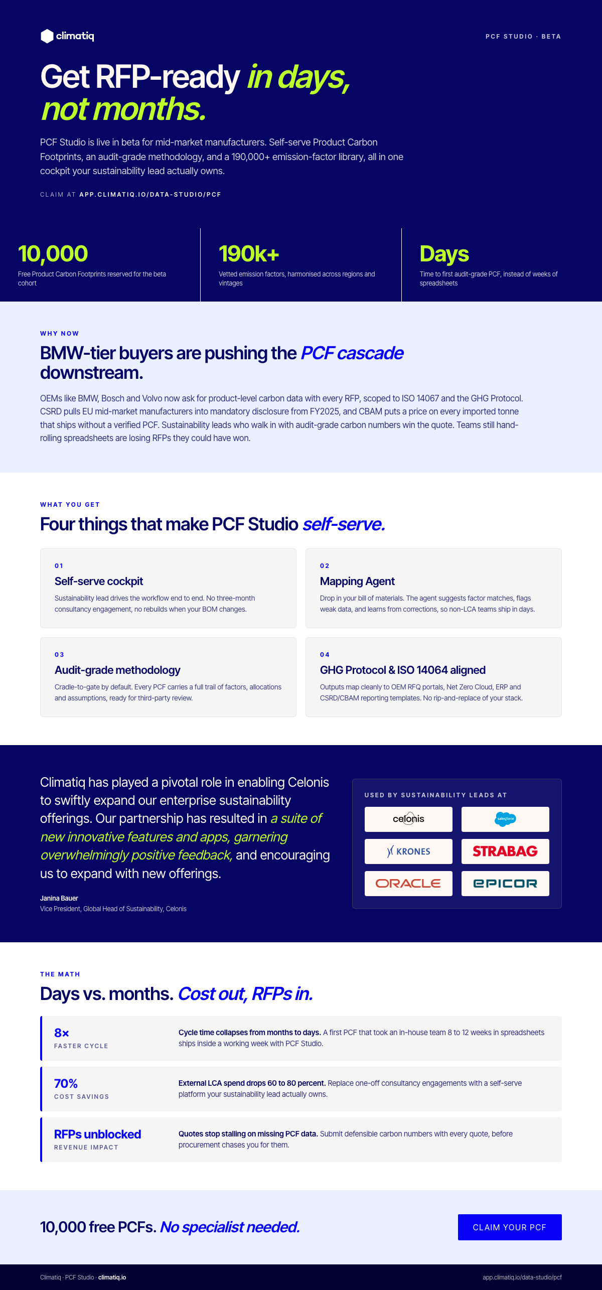 PCF Promo one-pager
