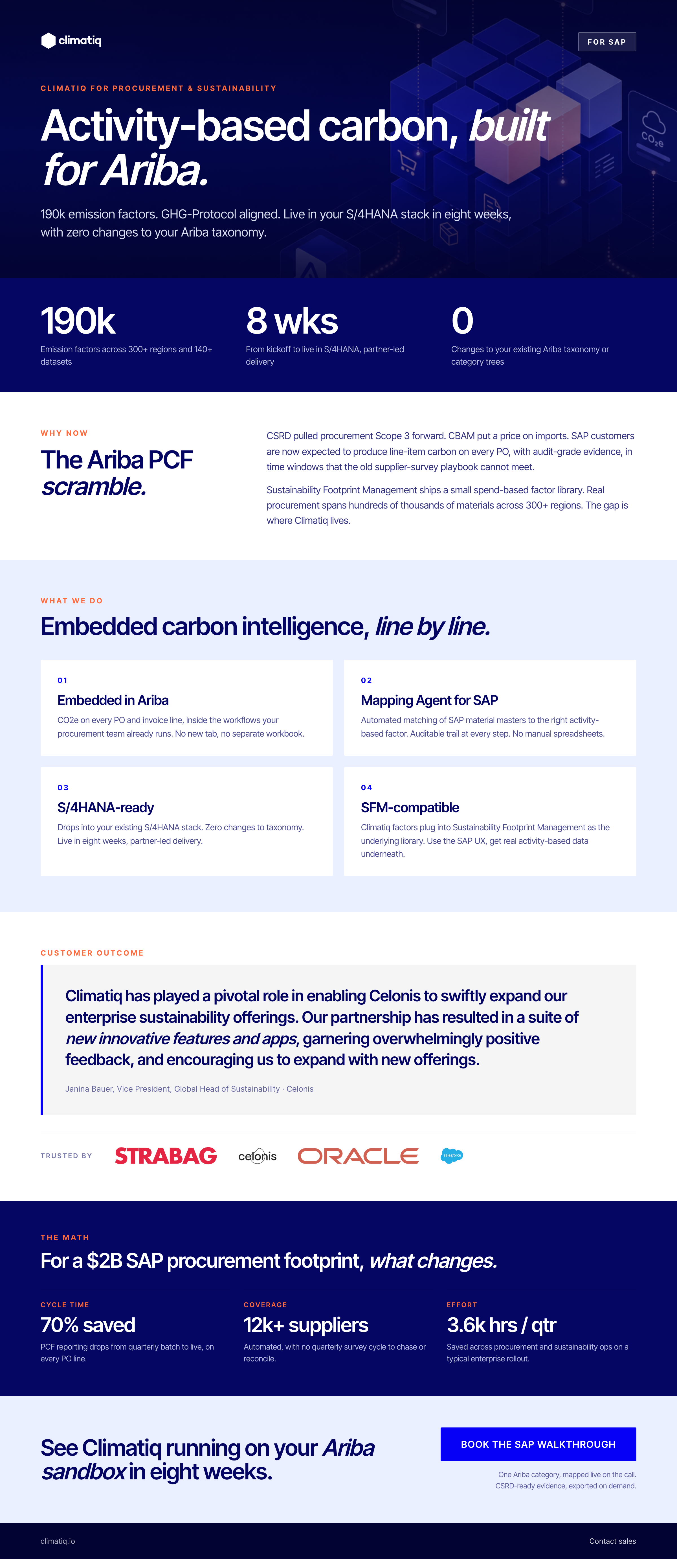 SAP one-pager